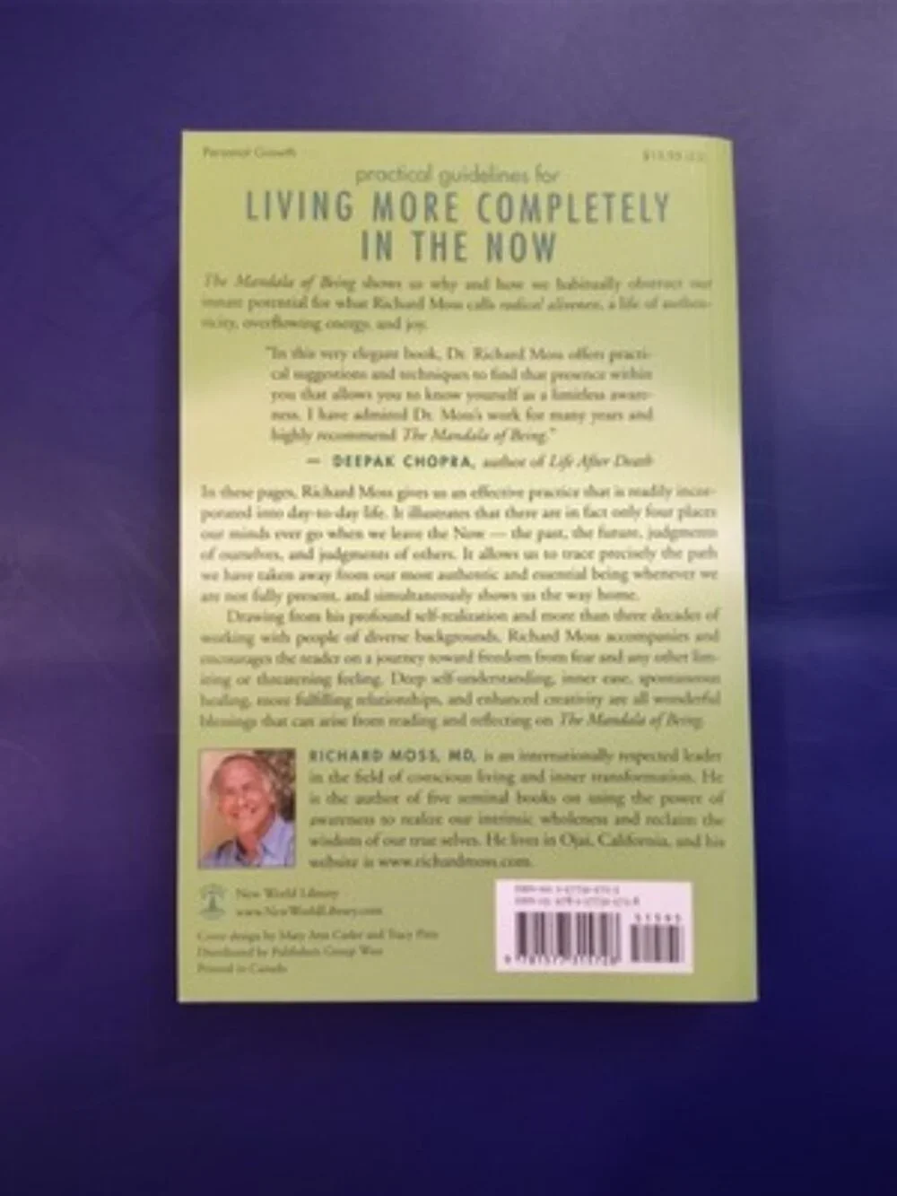 Mandala of Being : Discovering the Power of Awareness by Richard Moss (2007,...